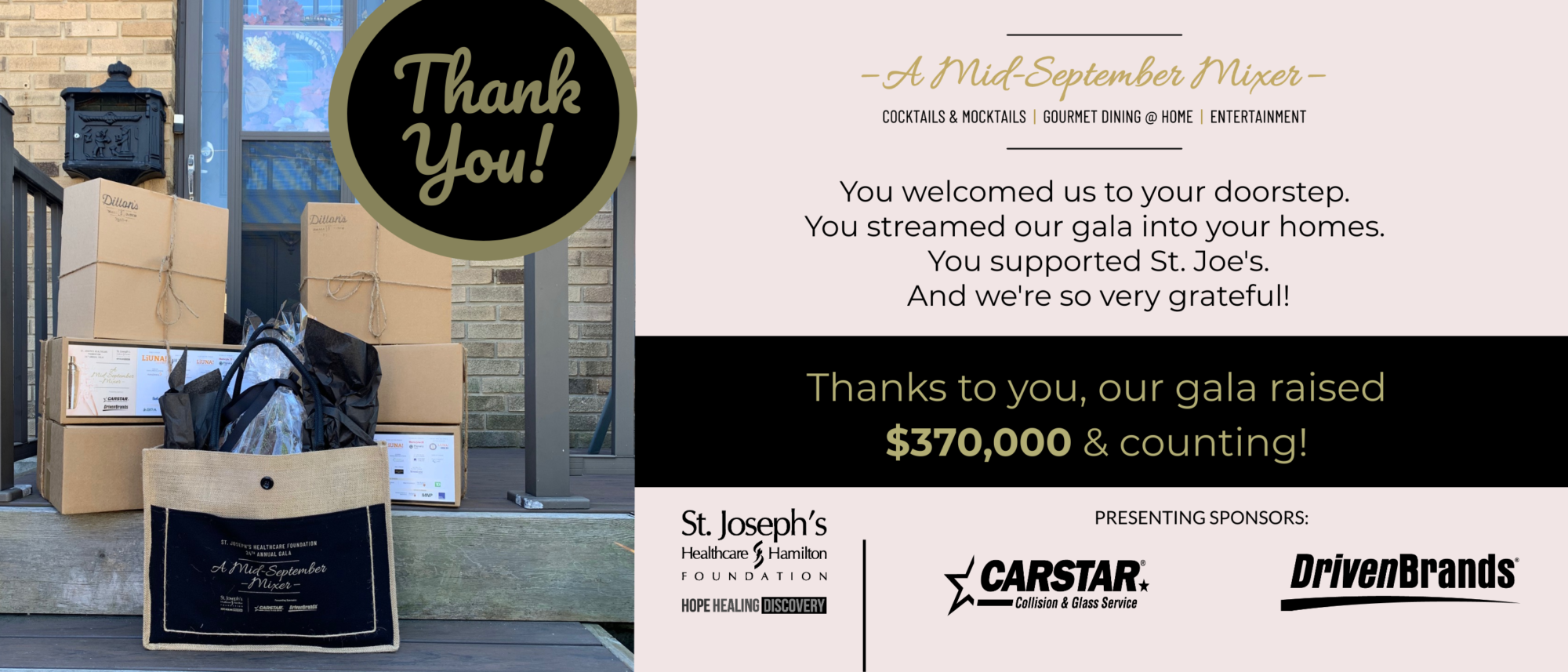 Our Gala Raises $370,000 to Support St. Joe's!